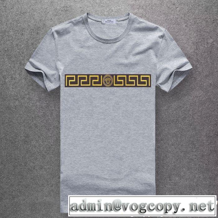 ヴェルサーチVERSACE今年流大人っぽさ  Tシャツ/ティーシャツ 多色可選 2019春夏トレンドアイテム