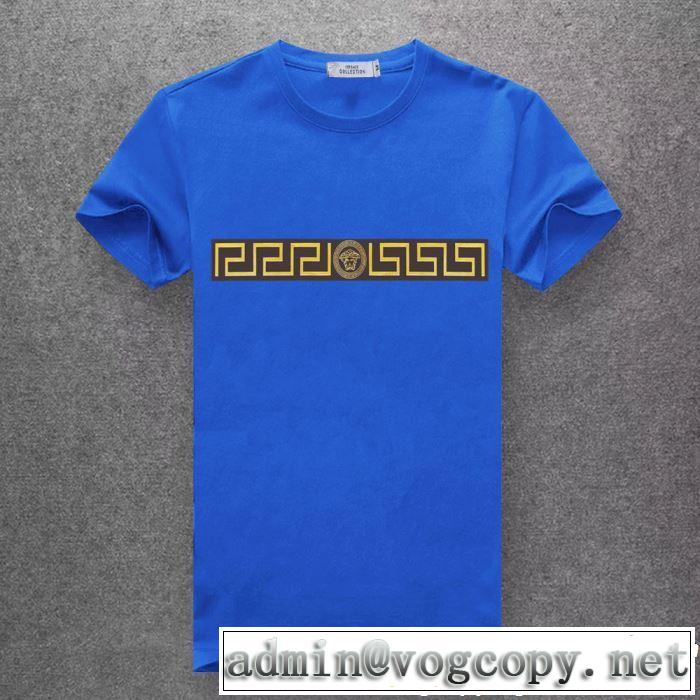 ヴェルサーチVERSACE今年流大人っぽさ  Tシャツ/ティーシャツ 多色可選 2019春夏トレンドアイテム