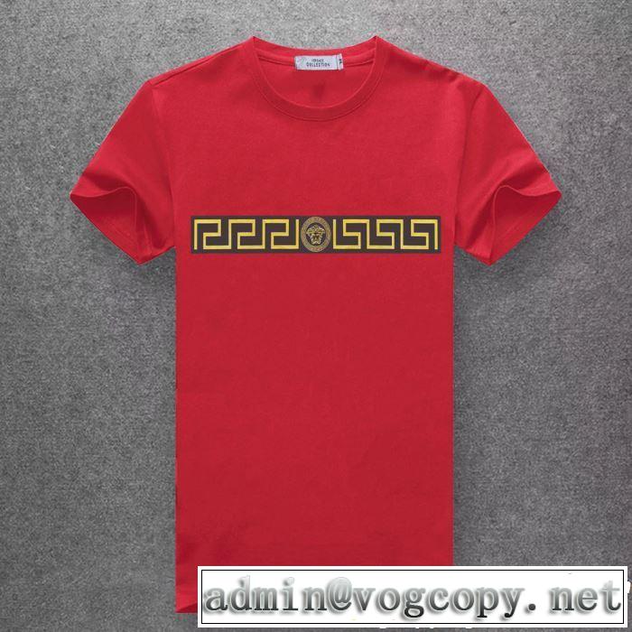 ヴェルサーチVERSACE今年流大人っぽさ  Tシャツ/ティーシャツ 多色可選 2019春夏トレンドアイテム