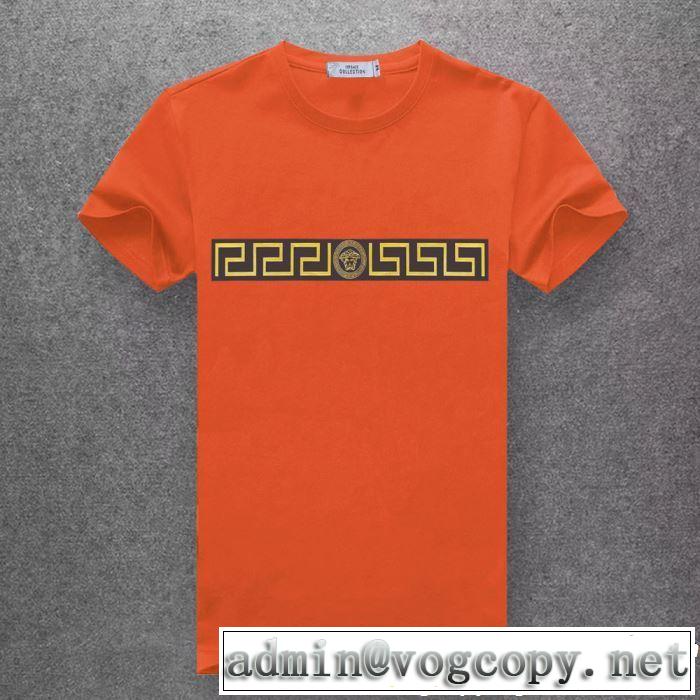 ヴェルサーチVERSACE今年流大人っぽさ  Tシャツ/ティーシャツ 多色可選 2019春夏トレンドアイテム
