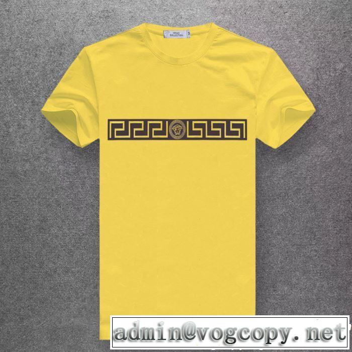 ヴェルサーチVERSACE今年流大人っぽさ  Tシャツ/ティーシャツ 多色可選 2019春夏トレンドアイテム
