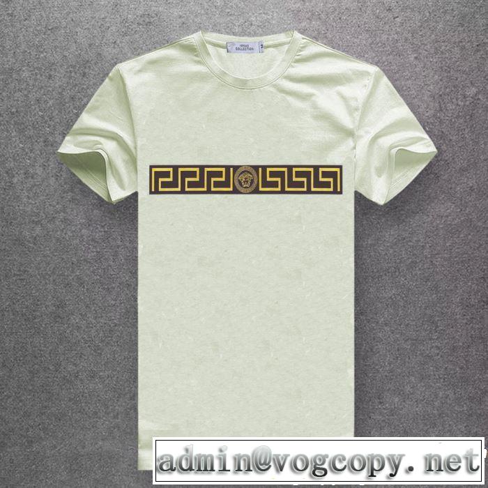 ヴェルサーチVERSACE今年流大人っぽさ  Tシャツ/ティーシャツ 多色可選 2019春夏トレンドアイテム