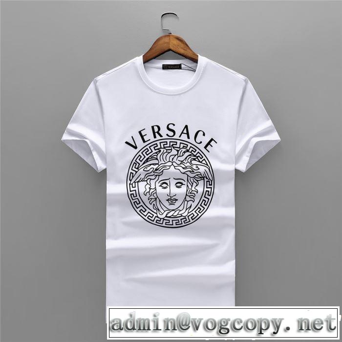 ヴェルサーチ 半袖上下セット2019春夏の大注目トレンド VERSACE 2色可選 セール早いもの勝ち