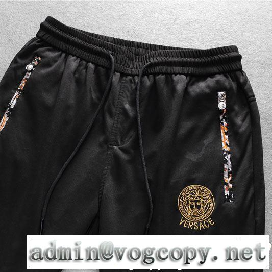 オンライン限定商品 2色可選 VERSACE ヴェルサーチ 半袖 上下セット正規品保証19春夏 人気商品