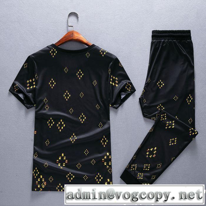 VERSACE 新商品☆完売必至ヴェルサーチ 2019限定 男性に人気半袖 上下セット 色可選