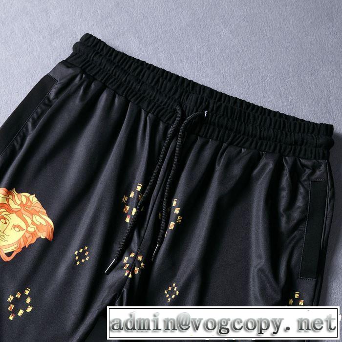 VERSACE 新商品☆完売必至ヴェルサーチ 2019限定 男性に人気半袖 上下セット 色可選