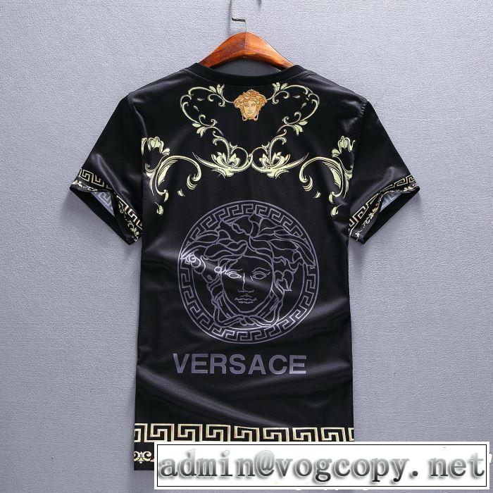 上下セット完売在庫確保 VERSACE2019春夏も引き続き人気セール ヴェルサーチ半袖 