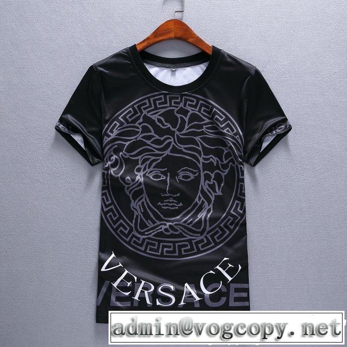 最新☆大人気☆話題沸騰 半袖 上下セット2019限定 男性に人気 VERSACE ヴェルサーチ定番が欲しい方