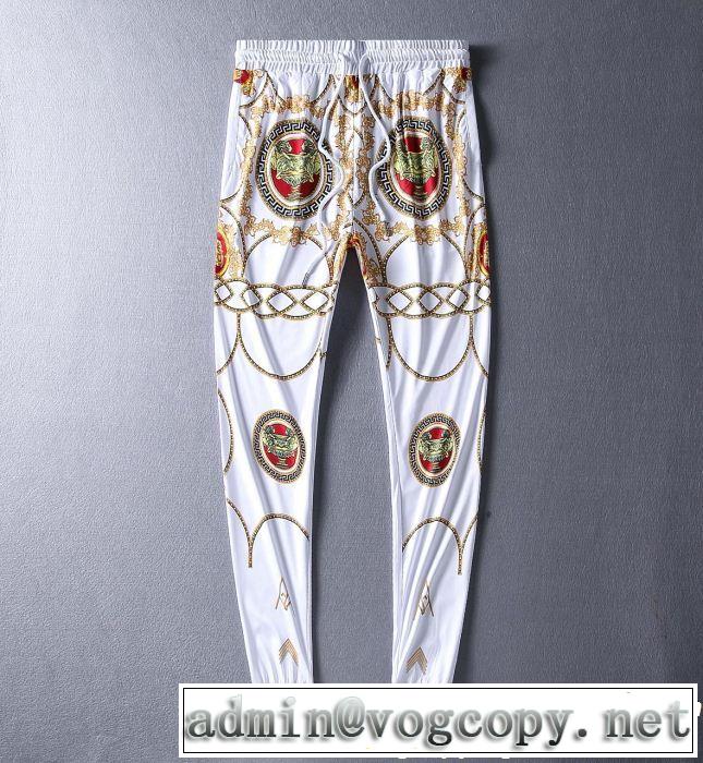 セールで格安 VERSACE 2色可選2019春夏の大注目トレンド ヴェルサーチ 半袖 上下セット