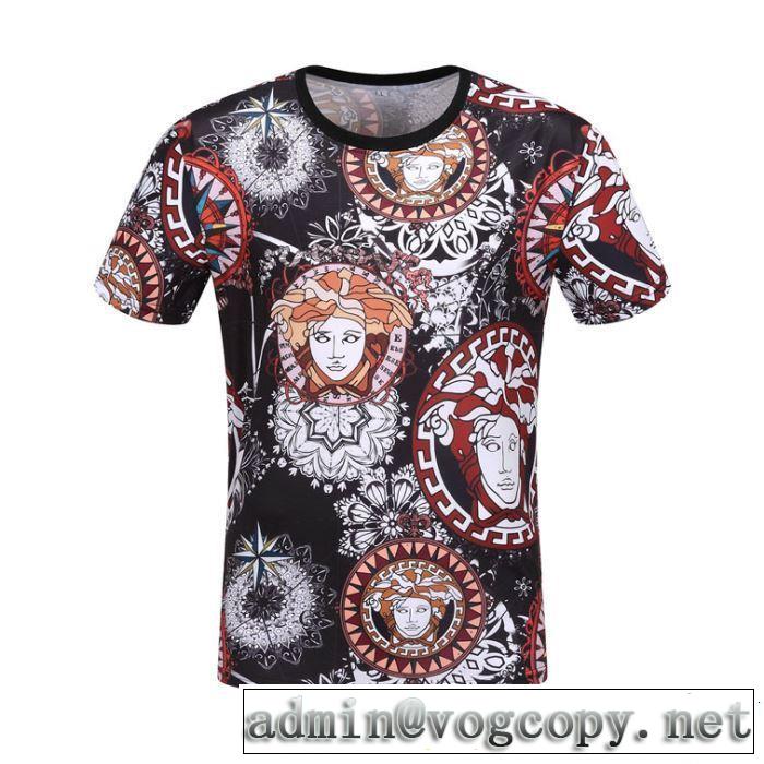 VERSACE ヴェルサーチ 半袖Tシャツ 2色可選 2019年の春夏に着たい る春夏おすすめの人気商品
