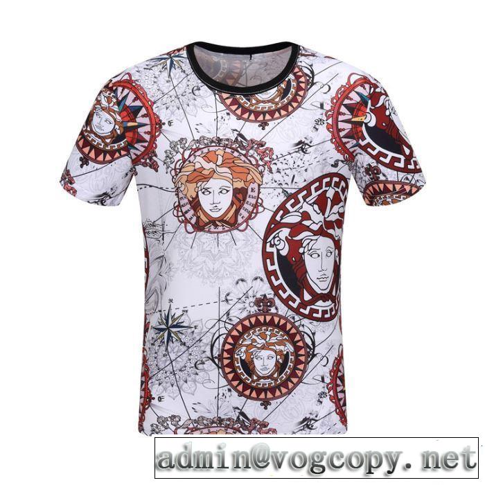 VERSACE ヴェルサーチ 半袖Tシャツ 2色可選 2019年の春夏に着たい る春夏おすすめの人気商品