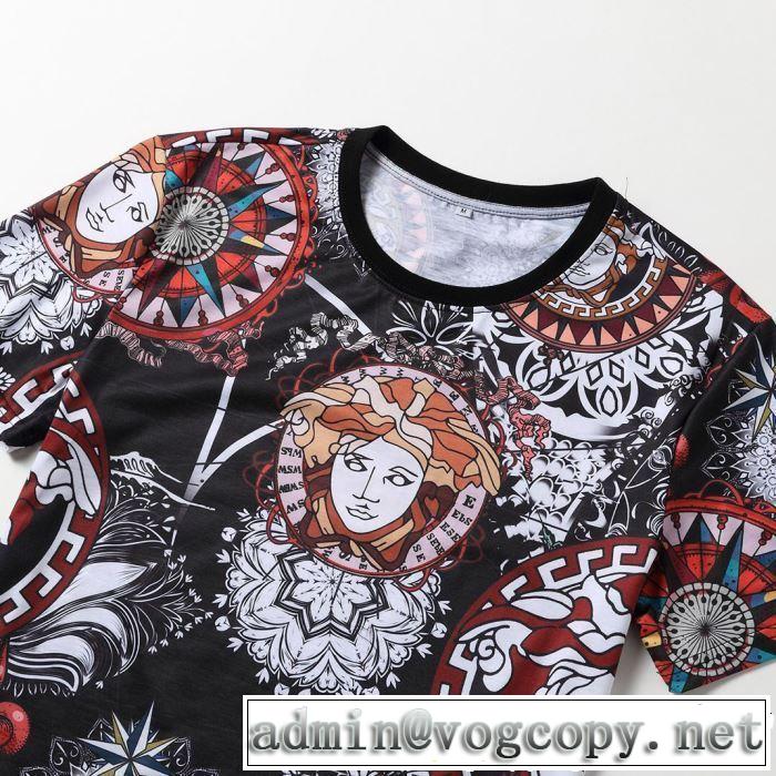 VERSACE ヴェルサーチ 半袖Tシャツ 2色可選 2019年の春夏に着たい る春夏おすすめの人気商品