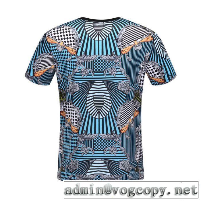 おしゃれデザインも大人気 VERSACE ヴェルサーチ 半袖Tシャツ 2019年最新ファッション