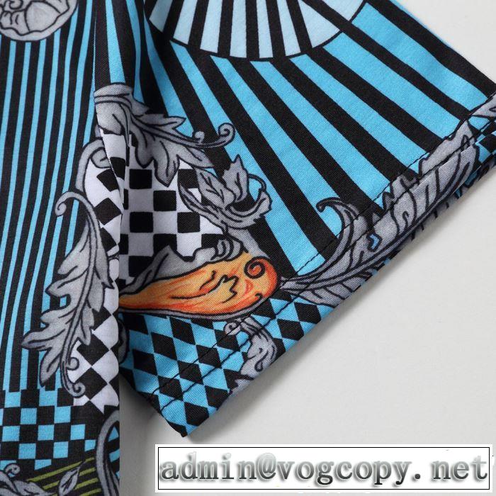 おしゃれデザインも大人気 VERSACE ヴェルサーチ 半袖Tシャツ 2019年最新ファッション