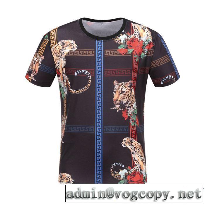 VERSACE ヴェルサーチ 半袖Tシャツ 2019春夏は人気定番 夏おすすめ人気ブランドアイテム