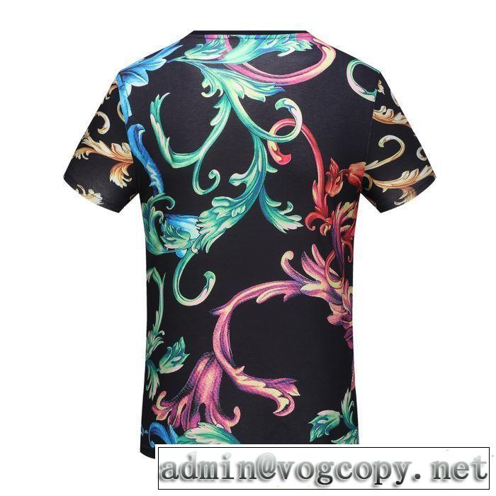 最新のトレンドブランド人気的 VERSACE ヴェルサーチ 半袖Tシャツ  2019春夏は人気定番