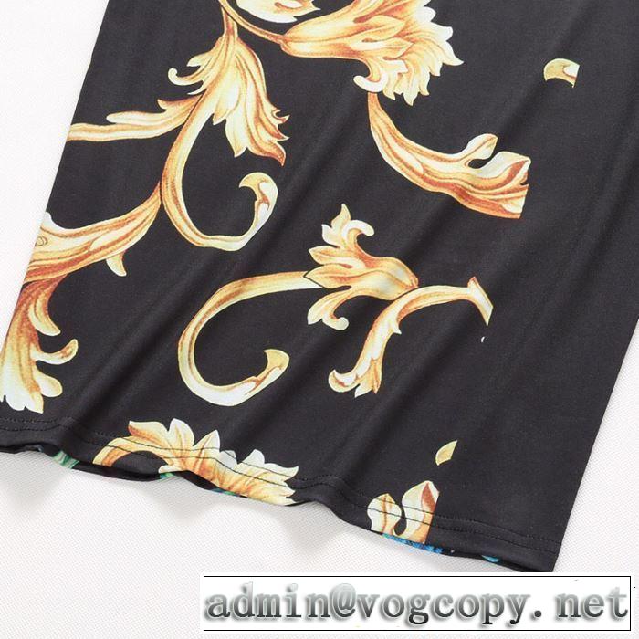 最新のトレンドブランド人気的 VERSACE ヴェルサーチ 半袖Tシャツ  2019春夏は人気定番