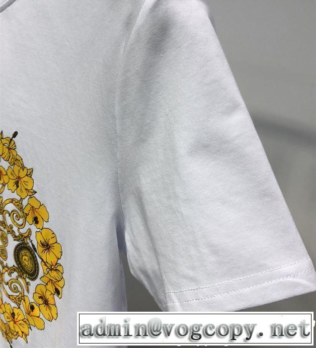 半袖Tシャツ 2色可選 2019春夏トレンドアイテム 今期のトレンド定番アイテム VERSACE ヴェルサーチ