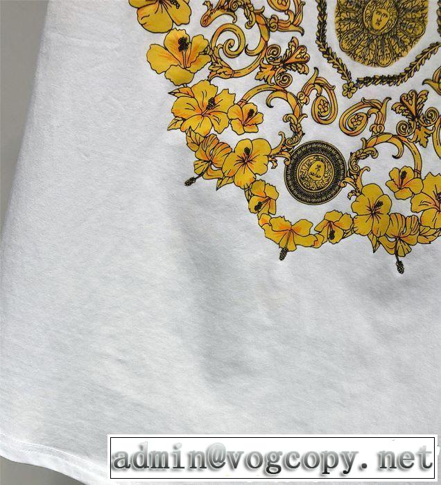 半袖Tシャツ 2色可選 2019春夏トレンドアイテム 今期のトレンド定番アイテム VERSACE ヴェルサーチ