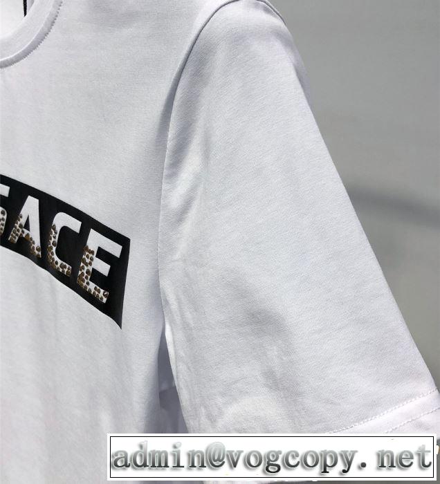 2019春夏は人気定番 夏おすすめ人気ブランドアイテム VERSACE ヴェルサーチ 半袖Tシャツ 2色可選