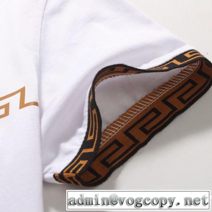 半袖Tシャツ 2色可選 男女兼用 2019年の夏のマスト 定番のスタイル春夏限定 VERSACE ヴェルサーチ