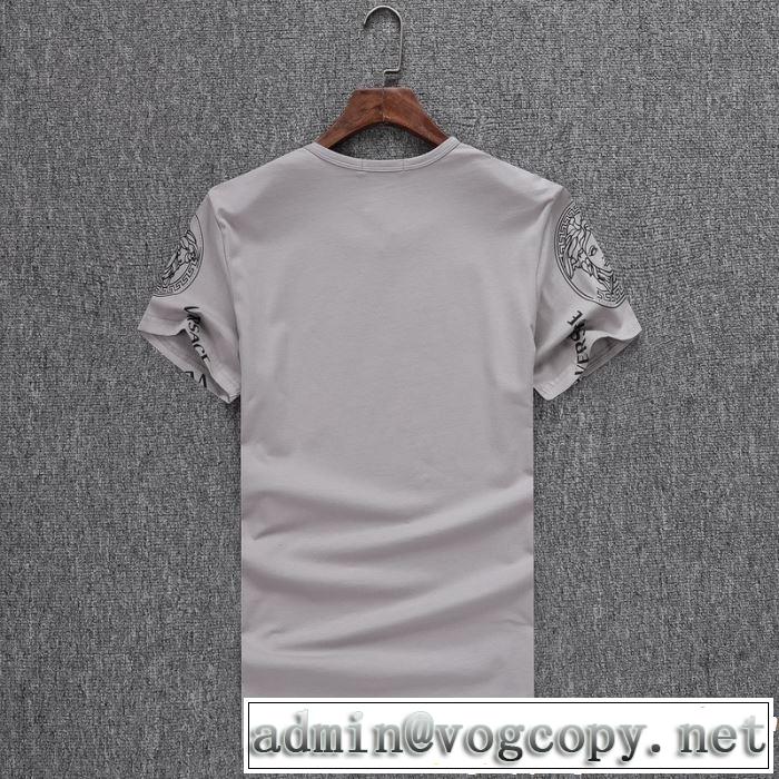 る春夏おすすめの人気商品 2019夏ファション新品 VERSACE ヴェルサーチ 半袖Tシャツ 3色可選