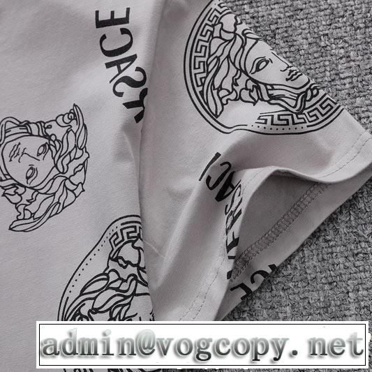 る春夏おすすめの人気商品 2019夏ファション新品 VERSACE ヴェルサーチ 半袖Tシャツ 3色可選