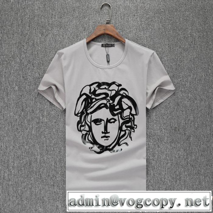 2019春夏の大注目トレンド VERSACE ヴェルサーチ 半袖Tシャツ 3色可選 春色の最旬の人気アイテム