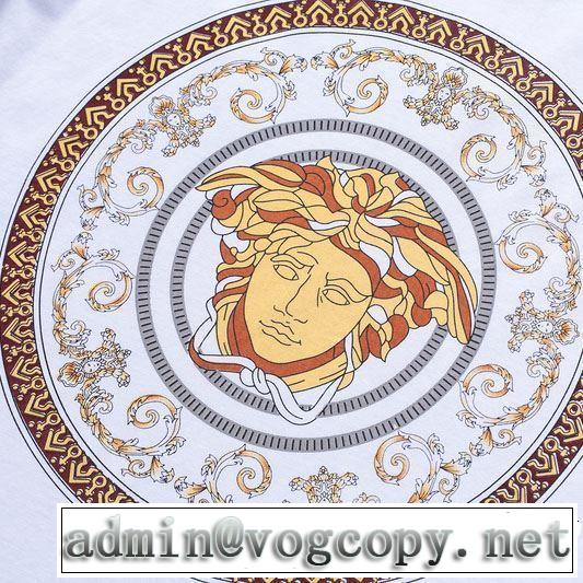 爽やかカジュアル人気 VERSACE ヴェルサーチ 半袖Tシャツ 2色可選 【2019年】夏のファッション