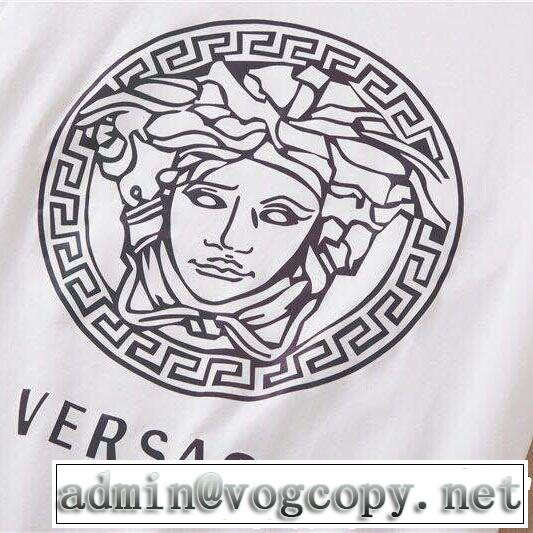 VERSACE ヴェルサーチ 半袖Tシャツ 2色可選 まずは定番！人気アイテム 2019春夏も引き続き人気セール