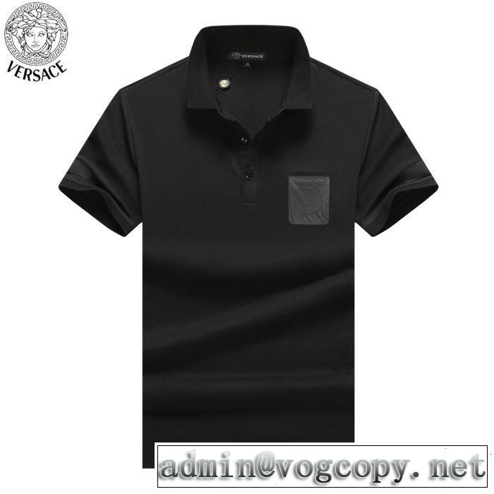 2019年最新ファッション VERSACE ヴェルサーチ 半袖Tシャツ 2色可選 春夏シンプルファッションでOK！