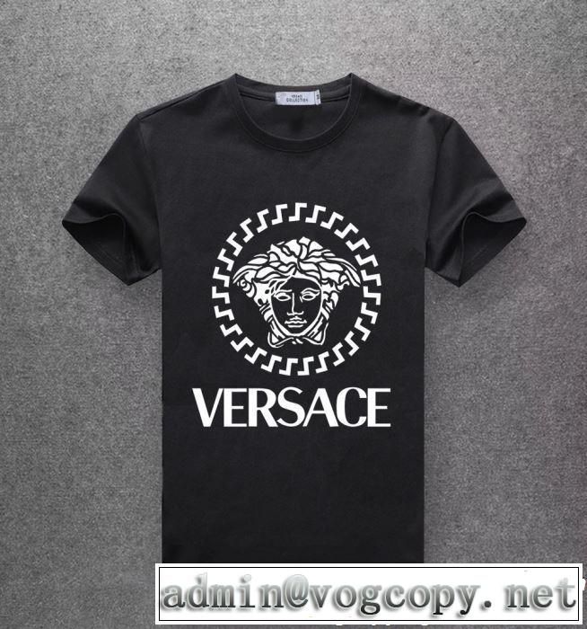 る春夏おすすめの人気商品 VERSACE ヴェルサーチ 半袖Tシャツ 多色可選 2019春夏も引き続きトレンド