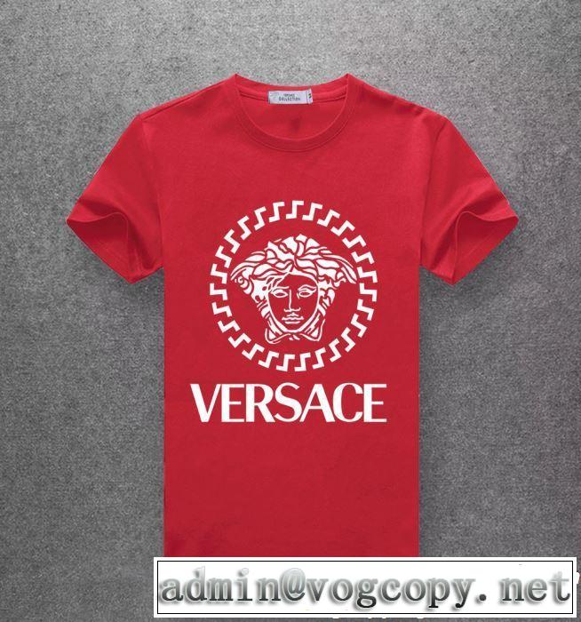 る春夏おすすめの人気商品 VERSACE ヴェルサーチ 半袖Tシャツ 多色可選 2019春夏も引き続きトレンド