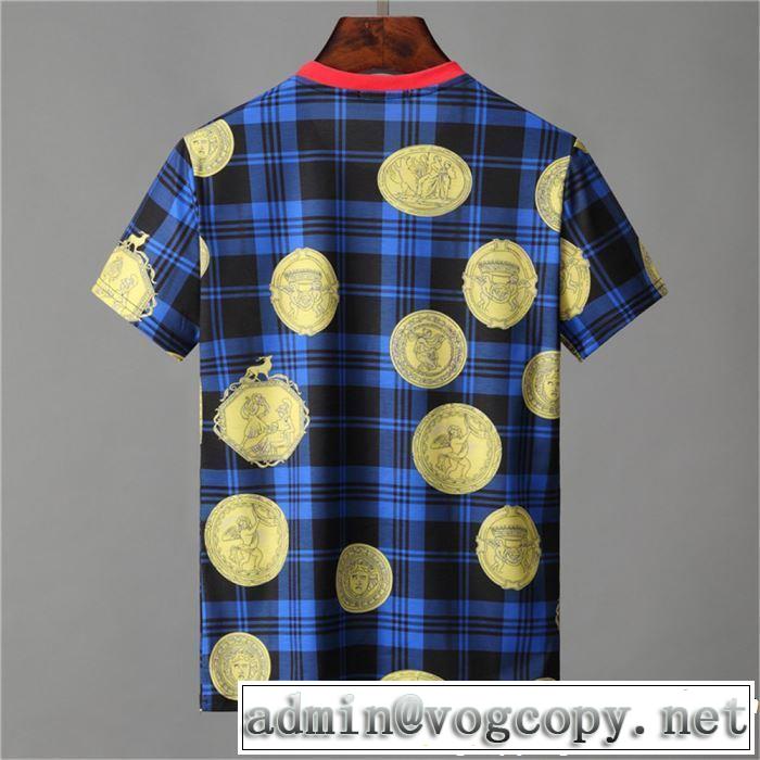 清涼感とカジュアルスタイル 2019年の春夏に着たい VERSACE ヴェルサーチ 半袖Tシャツ