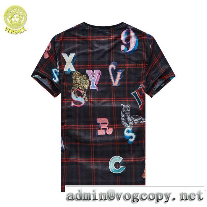 2019春夏は人気定番  VERSACE ヴェルサーチ 半袖Tシャツ 最新のトレンドブランド人気的