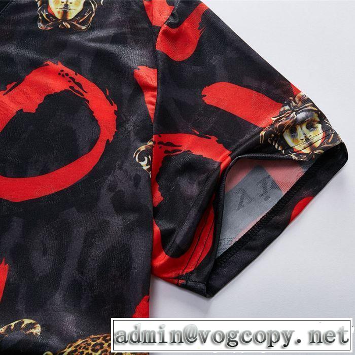 人気夏ファションおすすめ 《2019年》今、注目のストリート 半袖Tシャツ  VERSACE ヴェルサーチ