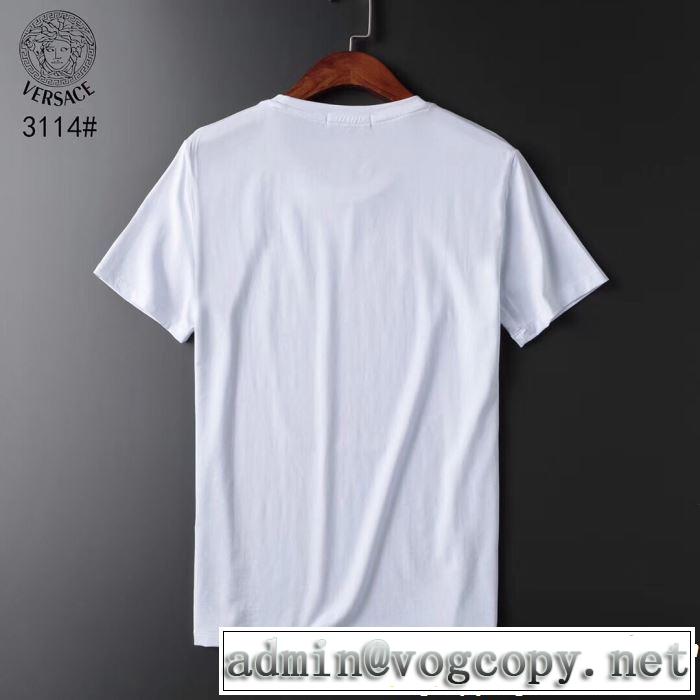 2019夏ファション新品 VERSACE ヴェルサーチ 半袖Tシャツ 2色可選 まずは定番！人気アイテム
