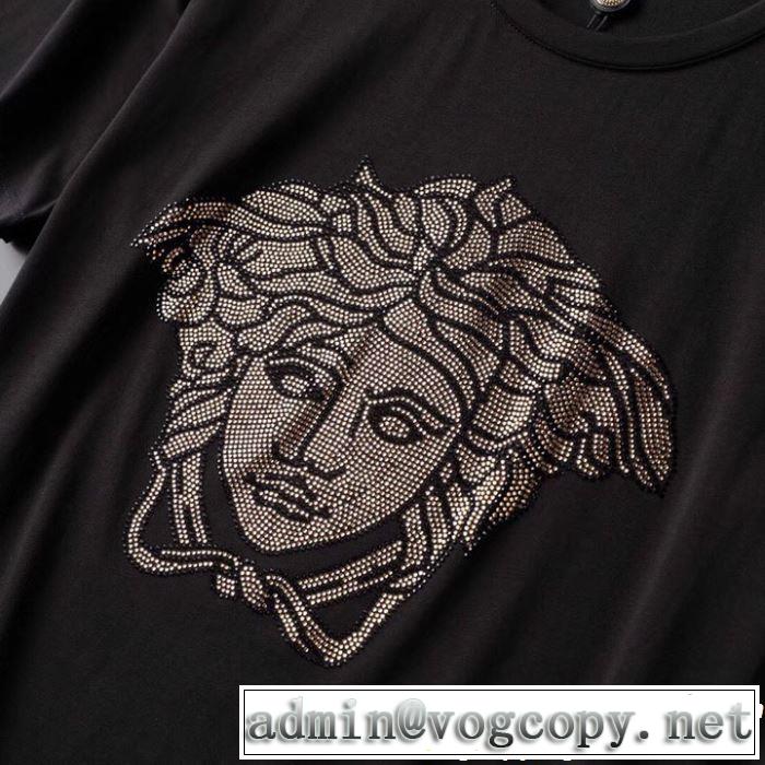 2019夏ファション新品 VERSACE ヴェルサーチ 半袖Tシャツ 2色可選 まずは定番！人気アイテム
