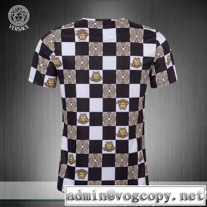 VERSACE ヴェルサーチ 半袖Tシャツ 3色可選 人気ストリートブランド新品 2019年春夏シーズンの人気