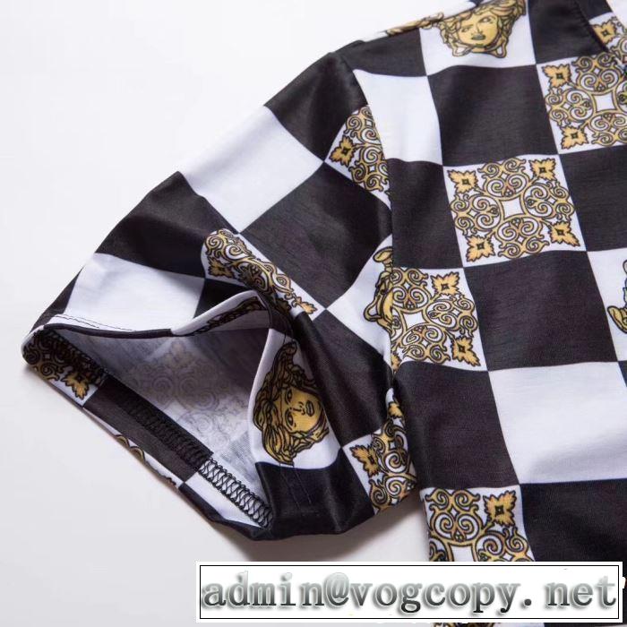 VERSACE ヴェルサーチ 半袖Tシャツ 3色可選 人気ストリートブランド新品 2019年春夏シーズンの人気
