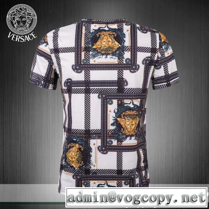 半袖Tシャツ 2色可選 今季トレンドの限定アイテム 2019年春夏のトレンドアイテム VERSACE ヴェルサーチ
