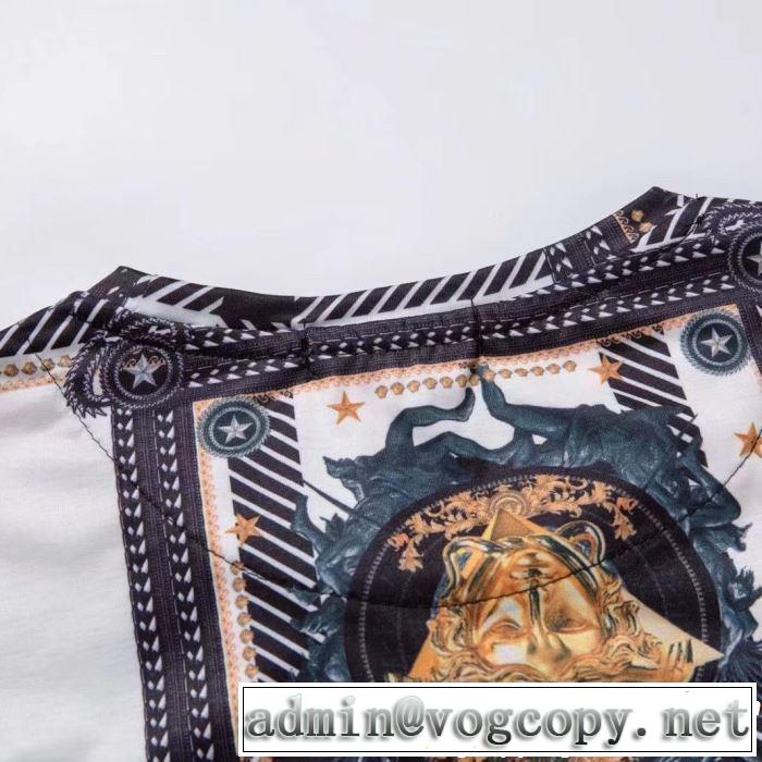 半袖Tシャツ 2色可選 今季トレンドの限定アイテム 2019年春夏のトレンドアイテム VERSACE ヴェルサーチ