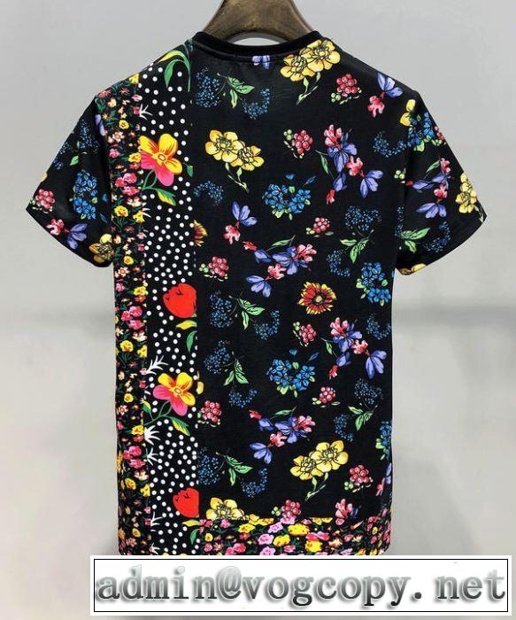 最新で完売確実 ヴェルサーチ2019春夏トレンドアイテム  VERSACE Tシャツ/半袖 限定デザイン大人気完売前に