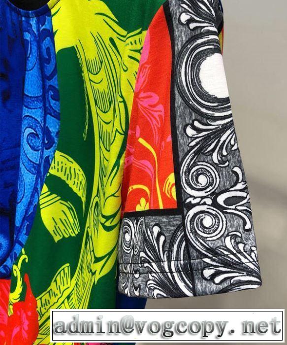 VERSACE  最新先取りおしゃれなロゴ入り  Tシャツ/半袖2019春夏も引き続き人気セールヴェルサーチ
