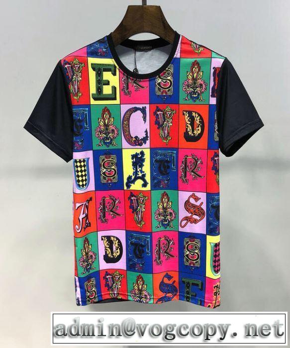 2019春夏の大注目トレンド ヴェルサーチ お勧め使える未入荷ブランド VERSACE Tシャツ/半袖