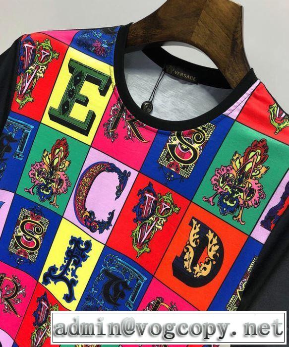 2019春夏の大注目トレンド ヴェルサーチ お勧め使える未入荷ブランド VERSACE Tシャツ/半袖
