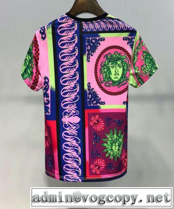 春夏の流行り2019新品 ヴェルサーチ2019SSのトレンド商品 VERSACE Tシャツ/半袖 新作オシャレ