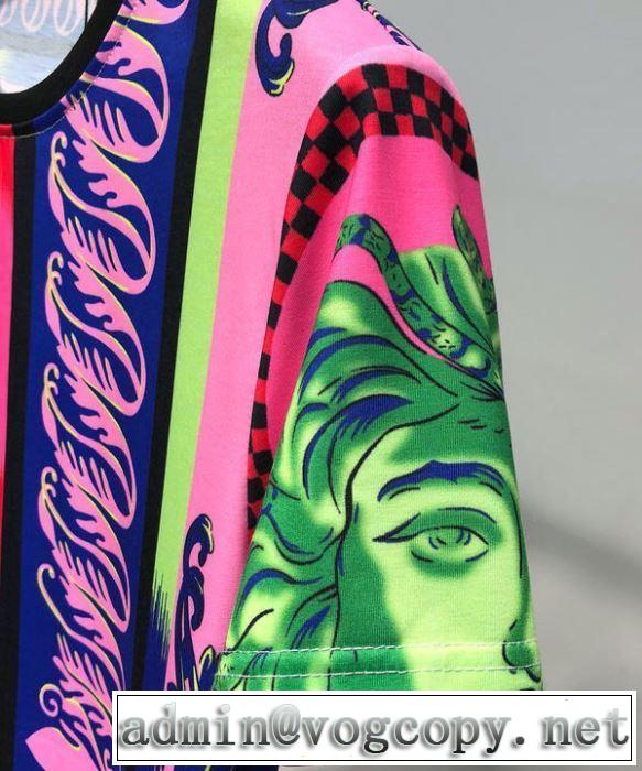 春夏の流行り2019新品 ヴェルサーチ2019SSのトレンド商品 VERSACE Tシャツ/半袖 新作オシャレ