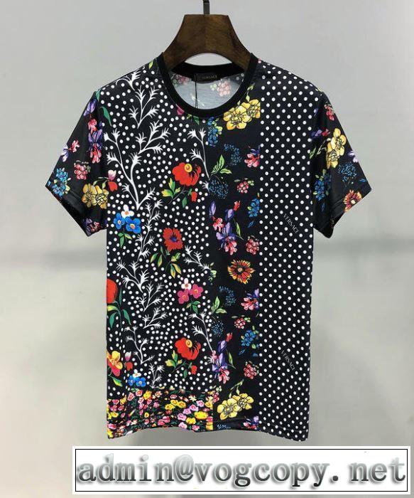 2019年最新ファッション ヴェルサーチVERSACE 必見素敵お上品 Tシャツ/半袖 春夏トレンド