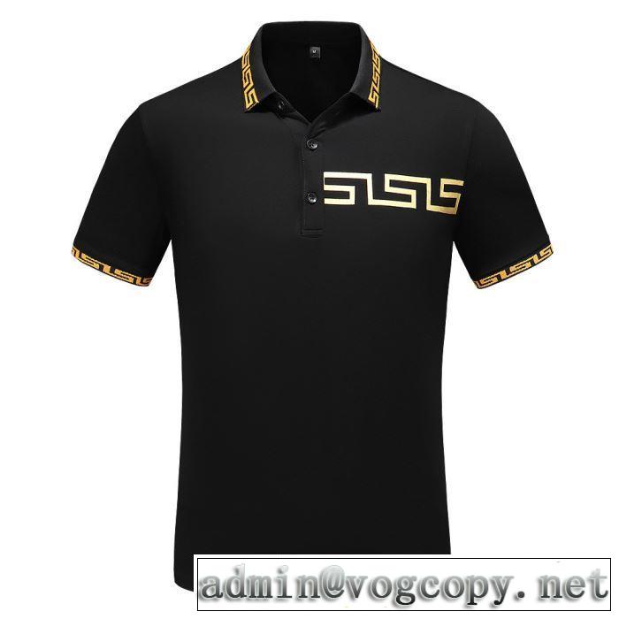 2019夏ファション新品 ヴェルサーチ 夏キレ味をプラス VERSACE 2色可選 Tシャツ/半袖